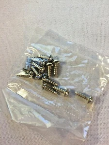 Chrome/Silver 1/2" Phillip Head Wood Finish Screws 12 pack Furniture Repair - Picture 1 of 2