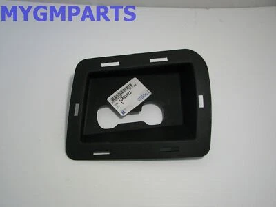 CADILLAC ESCALADE DRIVERS SIDE BLACK TOW HOOK BEZEL 2007-2014 NEW OEM  15893972 - Image 1 of 3