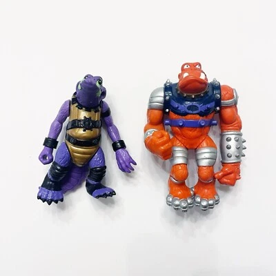 Vtg 1990 Bucky O’Hare Bruiser & Al Negator Figure Lot Toad Wars Hasbro - Image 1 of 4