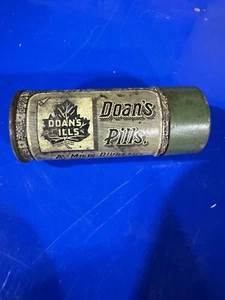 Vintage Doan's Pills Blechröhre - Bild 1 von 6