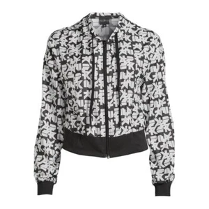 PSK Collective Bomber Manga Larga Anorak Sudadera con Capucha Negro Blanco Pista XS Wind Breake - Imagen 1 de 4