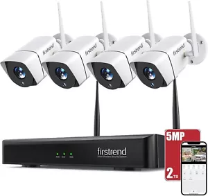 1080P 8CH Home Security Camera System Wireless with 4x 2MP Camera+2TB Hard Drive - Picture 1 of 8