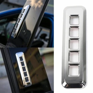 Chrome Door Secret Code Lock Button Key Trim Cover Frame Fit Ford F150 2015-2023 - Picture 1 of 8