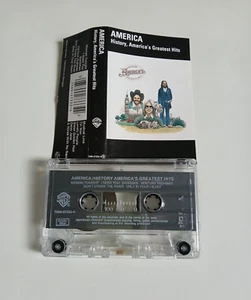 AMERICA HISTORY AMERICA'S GREATEST HITS CASSETTE TAPE WARNER BROS 1991 - Picture 1 of 1