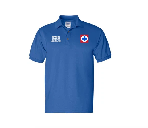 Cruz Azul La Maquina Celeste Campeon Men's  Polo Shirt 2021 Cover