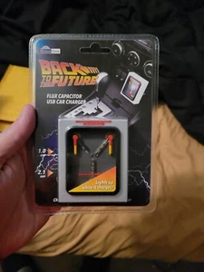 ThinkGeek Back To The Future Flux Capacitor USB Car Charger Rare HTF NEW Sealed - Picture 1 of 2