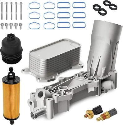Engine Oil Cooler Filter Housing Assembly Fit Dodge Chrysler Jeep 2011-2016 3.6L - Image 1 of 4