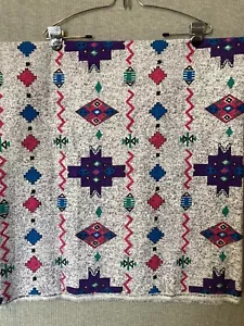 Southwestern Cotton Fabric Colorful 30” Wide 50” Long - Picture 1 of 4