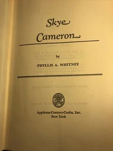 Skye Cameron By Phyllis A. Whitney 1957 - Picture 1 of 7