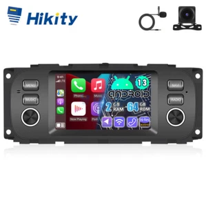 2+64GB CarPlay Android13 Autoradio Für Jeep Chrysler Dodge GPS Navi WiFi +Kamera - Bild 1 von 13