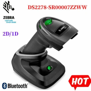 Zebra DS2278-SR00007ZZWW Cordless Bluetooth Area Imager 1D/2D Barcode Scanner - Picture 1 of 10
