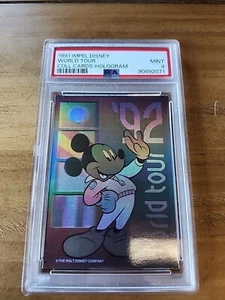 1991 Impel Disney World Tour MICKEY MOUSE PSA 9 Mint HOLOGRAM Population 12 - Picture 1 of 2