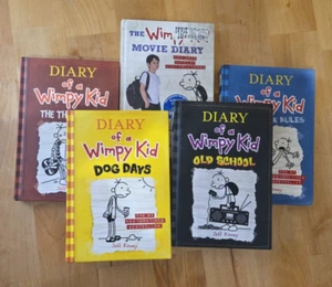 Asst Diary of a Wimpy Kid Hardcover by Jeff Kinney-Choice, Not all titles shown - Picture 1 of 30