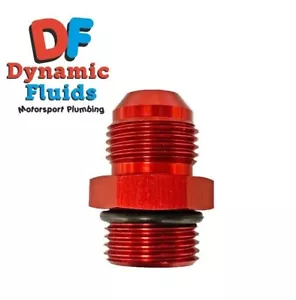 (AN8) -8 Male to ORB -8 AN8 (3/4" UNF) O-Ring Seal In Red - Picture 1 of 1