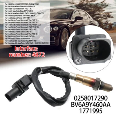 Sonda lambda per Ford B-Max C-Max Ecosport Fiesta Focus EcoBoost 1.0 BV6A9Y460AA - Immagine 1 di 4