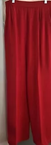 St. John Collection by Marie Gray Santana Knit Red Pants USA Womens Size 4 - Picture 1 of 5