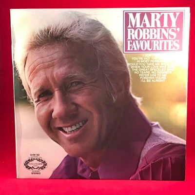 Marty Robbin's Favourites 1972 UK Vinyl LP Hallmark record best of greatest - Bild 1 von 3
