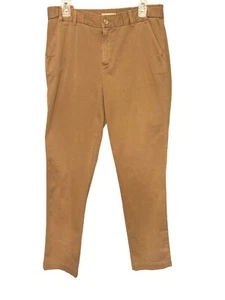 Coldwater Creek Natural Fit Brown Cotton Stretch Waist Women's Pants Size 10 - Picture 1 of 8