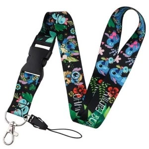 Stitch Lanyard Detachable Buckle Badge Key Clasp - 20 Inch - Picture 1 of 4