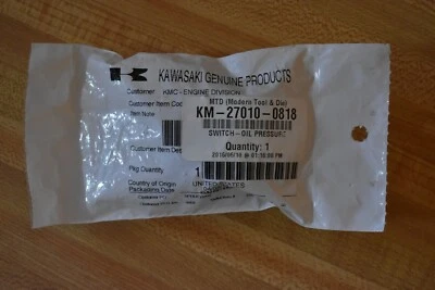 Kawasaki 27010-0818 Oil Pressure Switch, new in package Foto 1 de 2