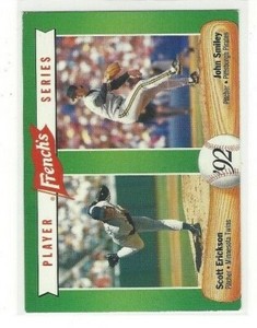 1992 FRENCH'S MUSTARD BASEBALL COMBO SERIES SINGLES #'S 1-18