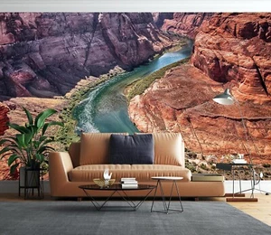 3D Mountain River I8436 Wallpaper Mural Self-adhesive Removable Sticker Erin - Picture 1 of 11
