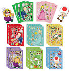 24Pcs Super Mario Bros Make-a-face Stickers Make Your Own for Kids Party Favor우