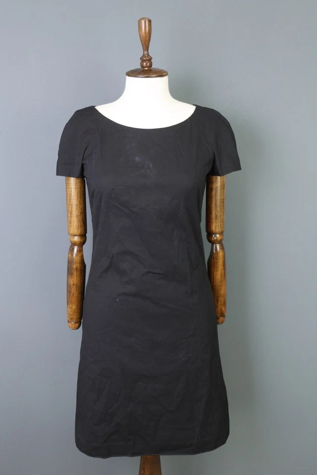 Vestido Jil Sander Línea A Talla 38 Gris Manga Corta Foto 1 de 4