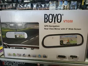 Boyo VTG50 5-Inch Rear View Mirror Monitor with Navigation - Picture 1 of 3