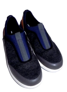 Lands End Women's Slip On Sneakers Blue Rubber Size 11B NWOT Naturetex - Picture 1 of 10