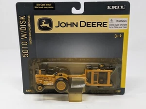 2004 Ertl JOHN DEERE 5010 Tractor W/Disk Die-Cast Metal NEW 1/64 #5198 - Picture 1 of 14