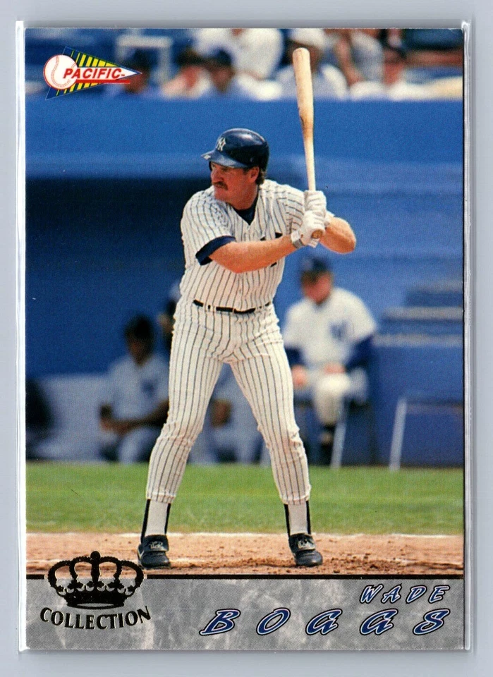 1994 Pacific Crown Collection #421 Wade Boggs New York Yankees - Image 1 of 2