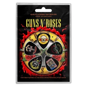 Guns 'N' Roses Logos 5 x Guitar Plectrum Pack - Picture 1 of 1