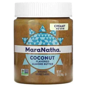 Organic Almond Butter, Coconut, Creamy, 12 oz (340 g) - Picture 1 of 2