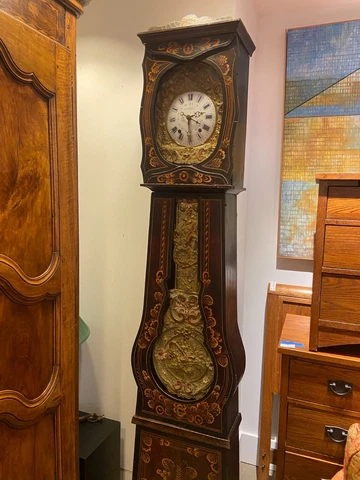 French Comtoise Grandfather Clock Cover