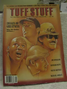 TUFF STUFF Trading Card Magazine Sept 1993 mint [Gretzky, Jordan, DiMaggio, etc] - Picture 1 of 3