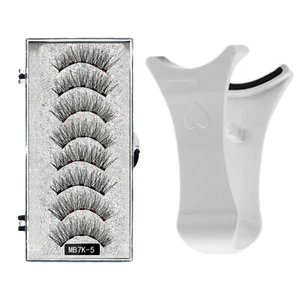 Reusable Natural Magnetic Eyelashes with Applicator No Glue Needed Lashes Kit - Picture 1 of 12