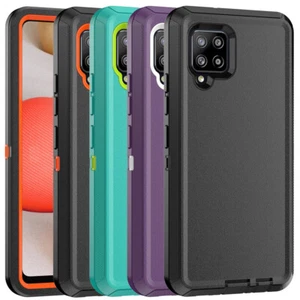 For Samsung Galaxy A42 A32 A12 A13 A02S Case Hybrid Shockproof Rugged Hard Cover - Picture 1 of 22