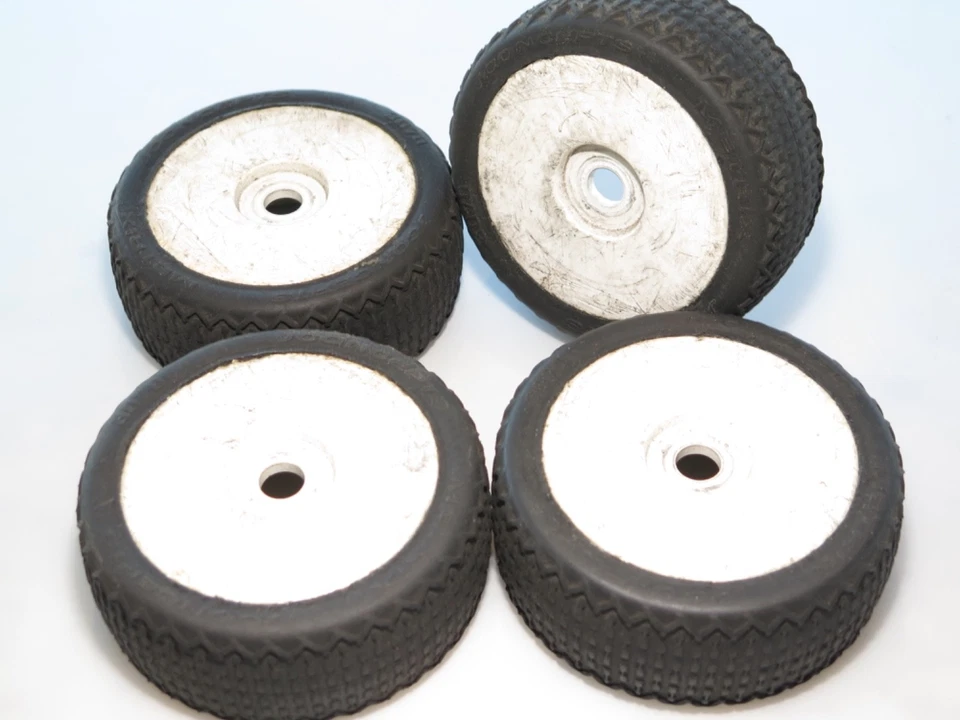 1/8 buggy Jconcepts tires mounted on 17mm hex wheels - Image 1 of 2