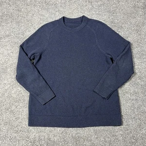 Lululemon Sweater Mens Large Textured Crewneck Pullover Knit Patch - Picture 1 of 10