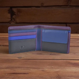 RRP £67.50 Mywalit Mens Standard Leather 3 Card 2 Note Sections Wallet  138 - Picture 1 of 22