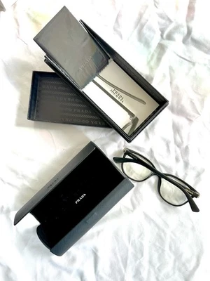 Prada Glasses With Case, Box, & Cloth - Image 1 of 4