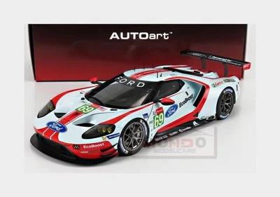 1:18 AUTOART Ford Gt Ecoboost 3.5L Turbo V6 #69 Le Mans 2019 R.Briscoe AA81913 - Immagine 1 di 2