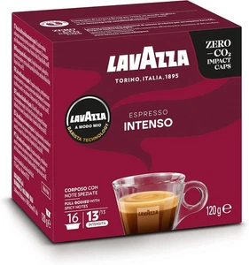 Lavazza, A Modo Mio Espresso Intenso, 16 Coffee Pods, Arabica And Robusta, Spicy - Picture 1 of 4