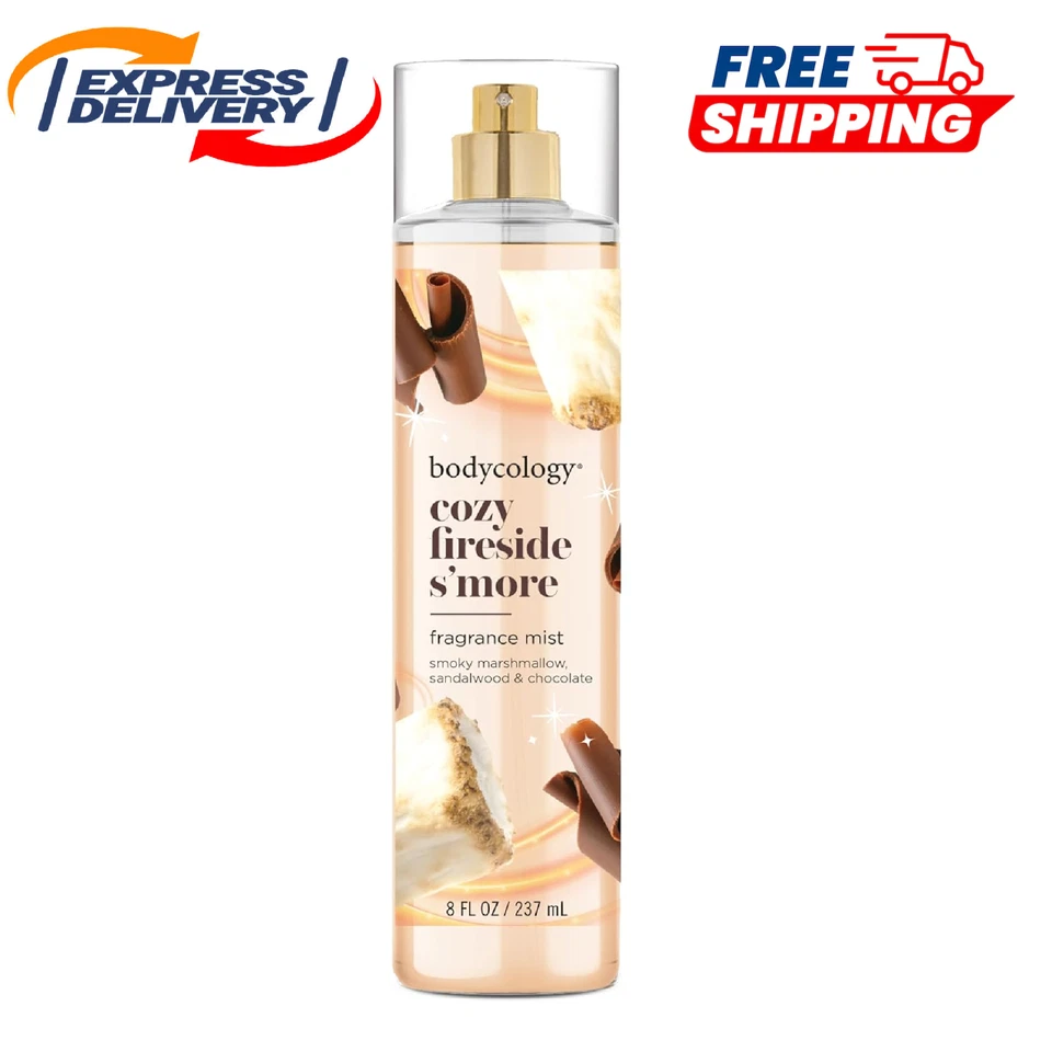 Bodycology Cozy Fireside Smore by Bodycology Fragrance Mist Spray 8 oz (Women)