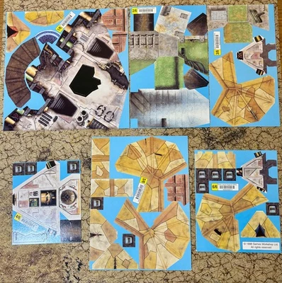 DIGGANOB ABGESTÜRZTES SCHIFF + ZELTE WARHAMMER 40K ORKS GORKAMORKA WACHTURM GELÄNDE - Bild 1 von 4