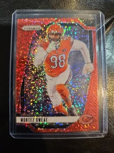 2024 Panini Prizm Montez Felpa Rosso Scintillante - Foto 1 di 2