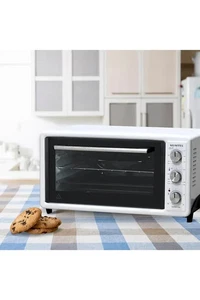 KUMTEL White Turbo 40 Liter Mini Oven Lx-3525 - Picture 1 of 4