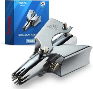 ROYAL [Hecho en Corea] Cortapelos Nariz para Hombres Birdie, Manual, Plateado  - Imagen 1 de 7