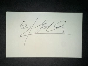 Tarjeta Hyun-wook Choi, FIRMADA 3x5, gemelos, Corea - Imagen 1 de 1